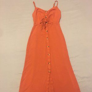 MIMI CHICA Button Up Midi Dress